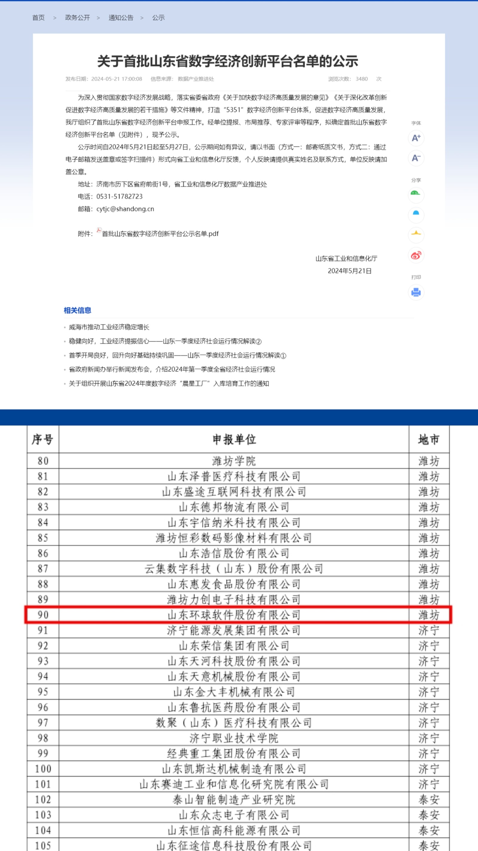 喜報++！環(huán)球軟件成功入選省級首批數(shù)字經(jīng)濟(jì)產(chǎn)業(yè)創(chuàng)新中心