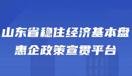 一站匯聚、精準直達！環(huán)球軟件研發(fā)的山東省惠企政策宣貫平臺上線了